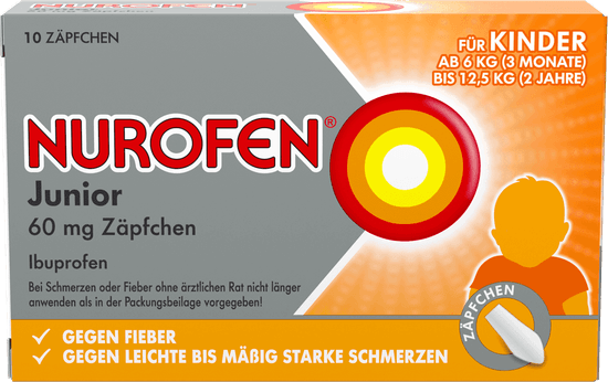 Nurofen Junior 60 Mg Zäpfchen Für Kinder