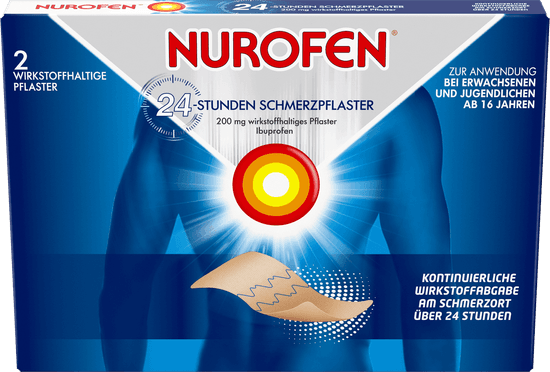 Nurofen ® 24 -stunden Schmerzpflaster 200 Mg Wirkstoffhaltiges Pflaster