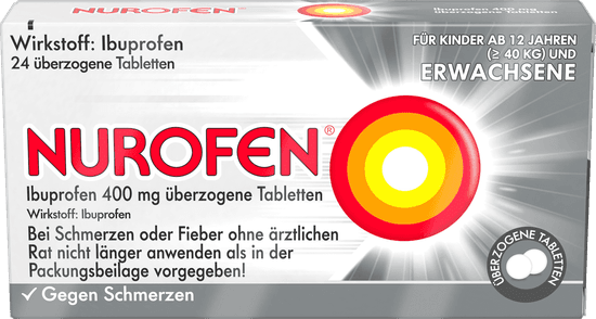 Nurofen® Ibuprofen 400 Mg Überzogene Tabletten