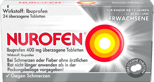 Nurofen® Ibuprofen 400 Mg Überzogene Tabletten