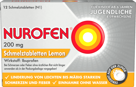 Nurofen® 200 Mg Schmelztabletten Lemon